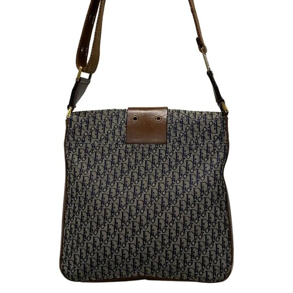 Auth DIOR/ChristianDior Street Chic, Trotter - Navy Cream Dark Brown Jacquard - Picture 2 of 16